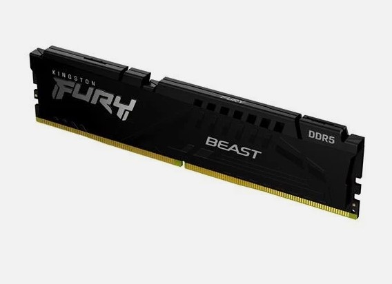 Kingston FURY Beast 16GB DDR5 5200MT/s CL40 Black Desktop XMP